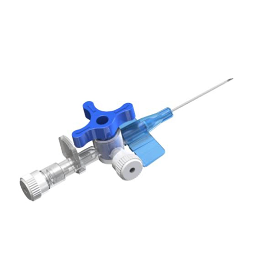 IV Cannula Wing With Port With 3 Way Stop Cock