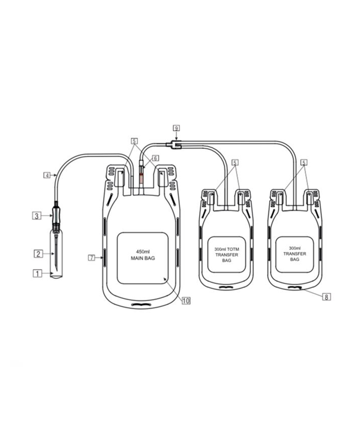 Triple Blood Bags system - Image 2